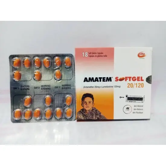 Amatem (20/120) Softgels x 18
