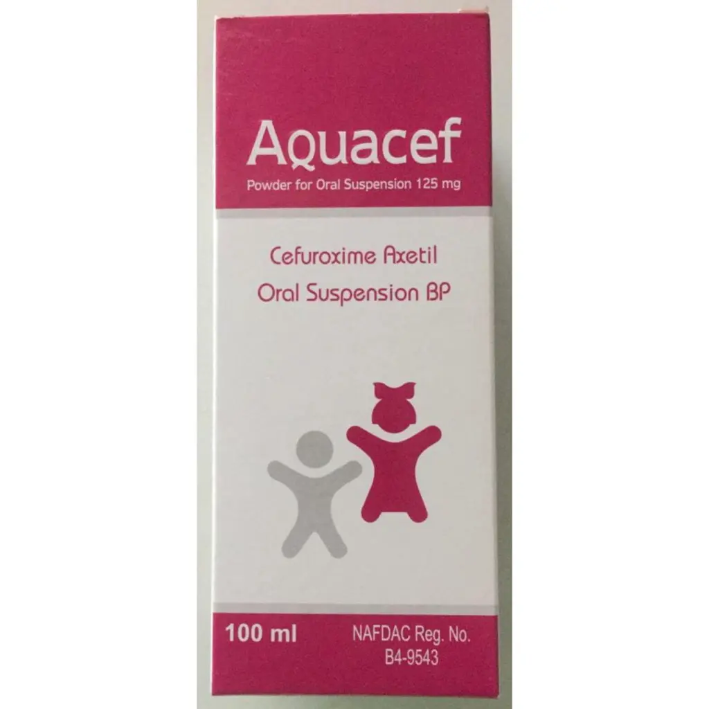 Aquacef 125mg Suspension 100mL