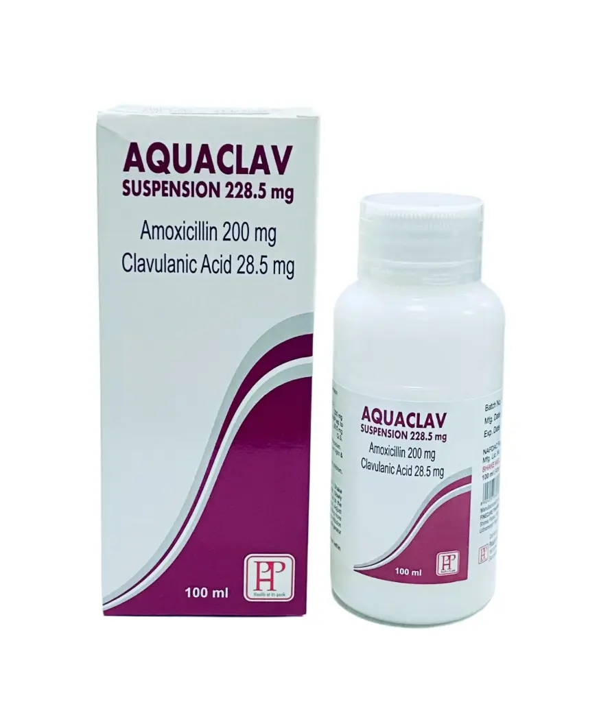 Aquaclav 228.5mg Suspension