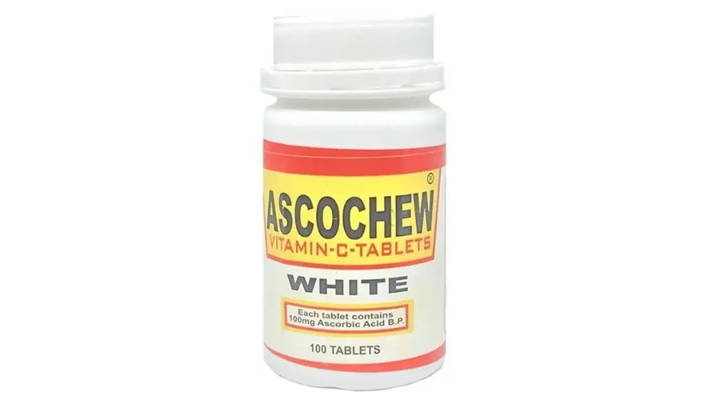 Ascochew Vit. C White 100mg X 100