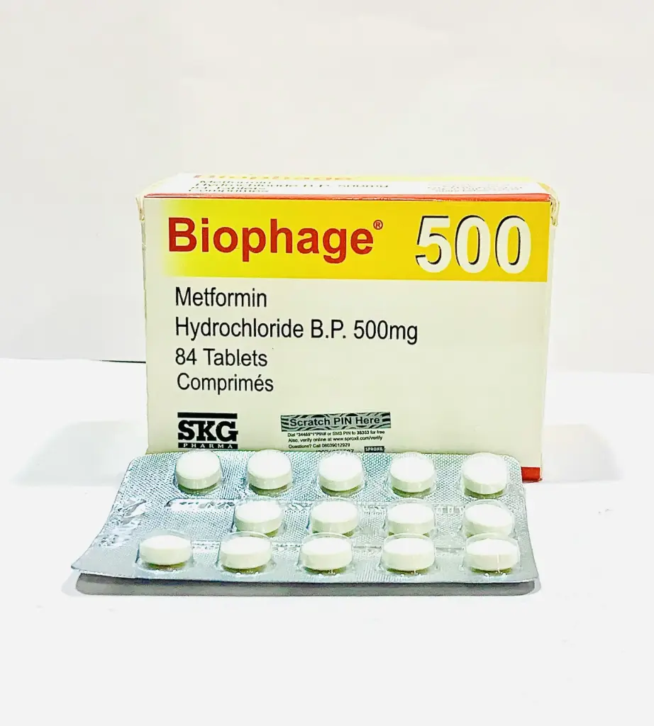 Biophage 500mgTablets x 84