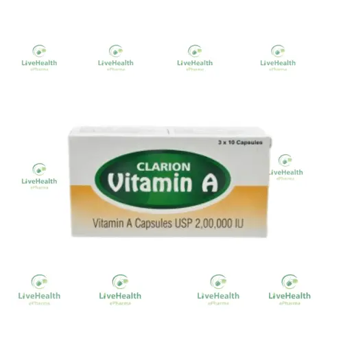 Clarion Vitamin A 2,00,000iu Caps X 30
