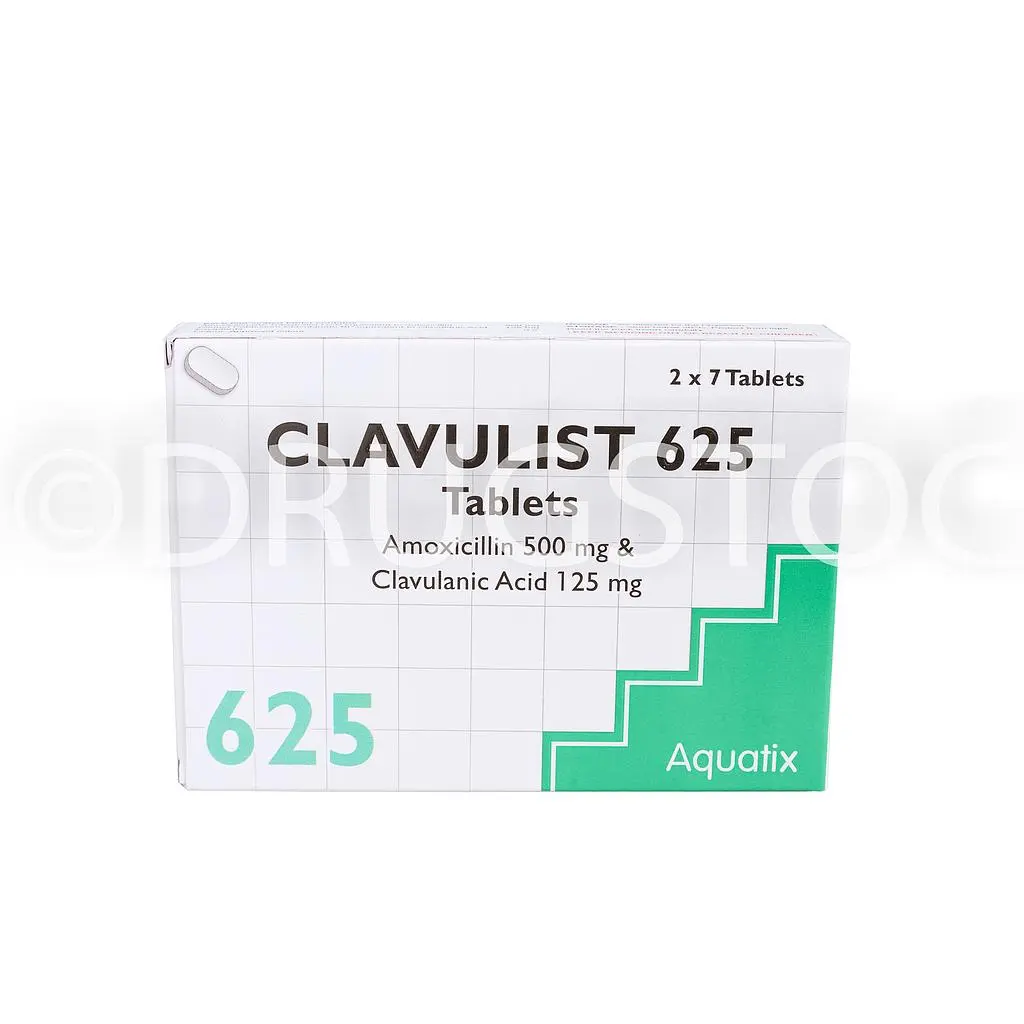 Clavulist 625mg Tablets x 14