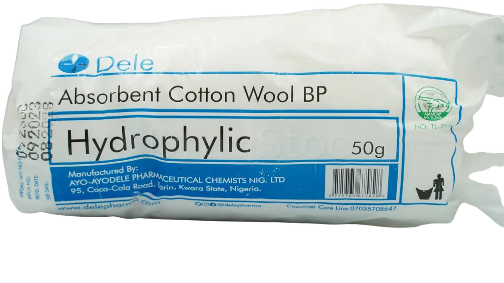 Dele Absorbent Cotton Wool 50g x 1