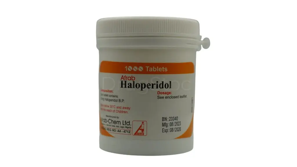 Haloperidol 10mg Tablets x 1000 (AFRAB)
