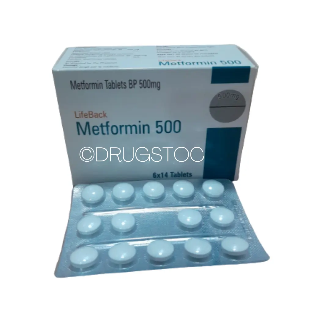 Lifeback Metformin 500mg Tablets x 84
