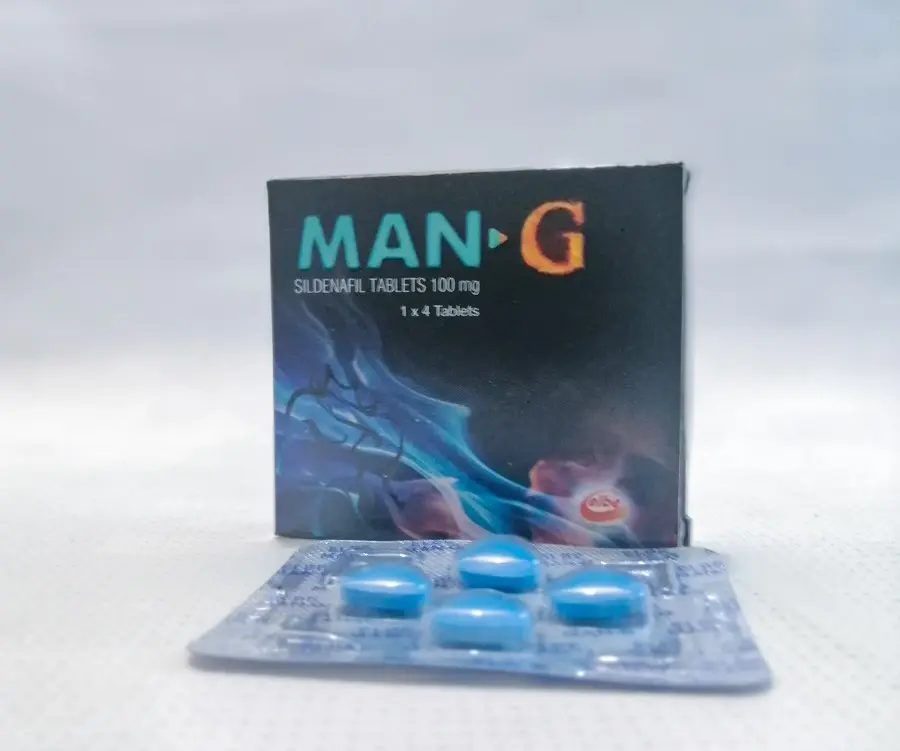 MAN-G Sildenafil 100mg Tablets x 4