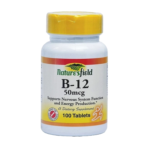 Nature'sfield Vitamin B-12 50mcg Tablets x 100
