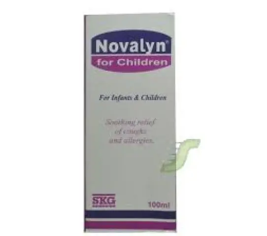 Novalyn Dry Cough Syrup 100mL (Children)