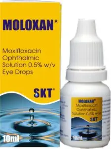 Moxifloxacin eye drops(Moloxan)