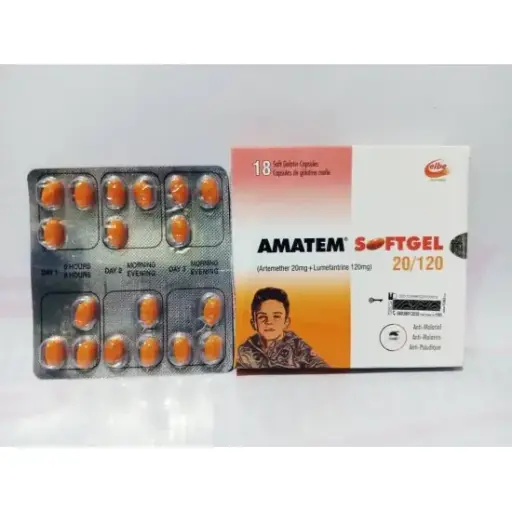 [INT_Drugs_55] Amatem (20/120) Softgels x 18