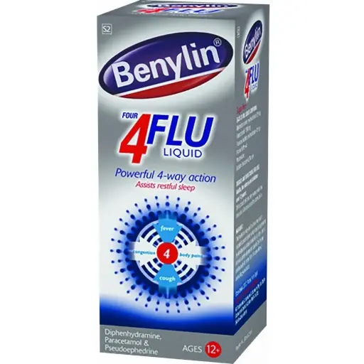 [INT_Drugs_123] Benylin 4flu 200mL
