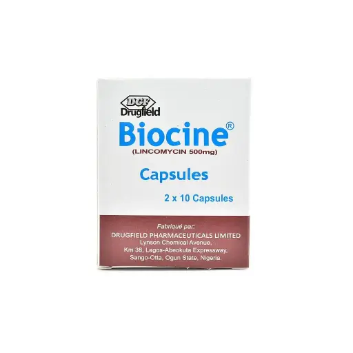 [INT_Drugs_136] Biocine 500mg Capsules x 20