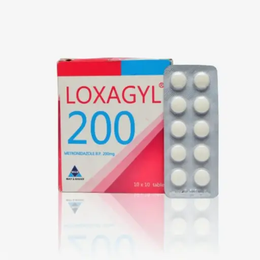 [INT_Drugs_604] Loxagyl 200mg Tablets x 10