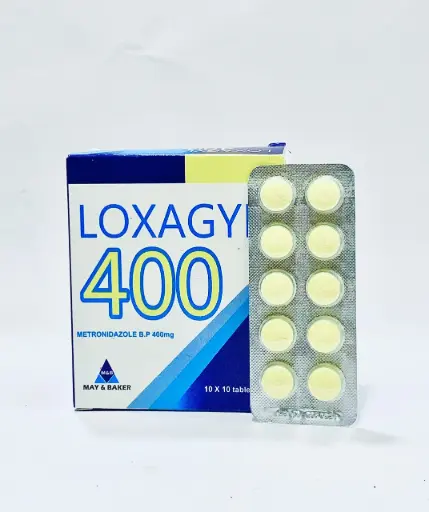 [INT_Drugs_605] Loxagyl 400mg Tablets x 10