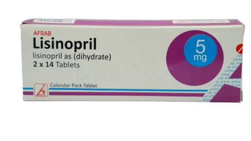 [INT_Drugs_633] Lisinopril 5mg Tablets x 14 (AFRAB)