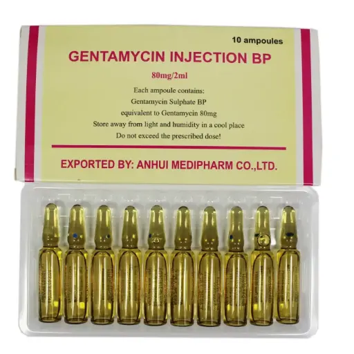 [INT_Drugs_878] Gentamycin Injection (a pack of 10 ampoules)